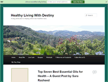 Tablet Screenshot of healthylivingwithdestiny.com